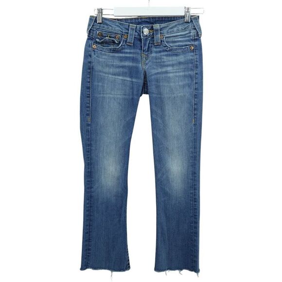 True Religion Ankle-Length Blue Jeans Size 26 USA - Picture 2 of 15